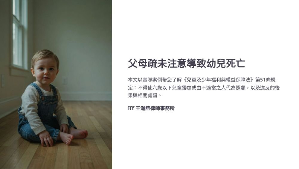 ／墨新聞／轉載、引用本所文章 【父母疏未注意導致幼兒死亡】