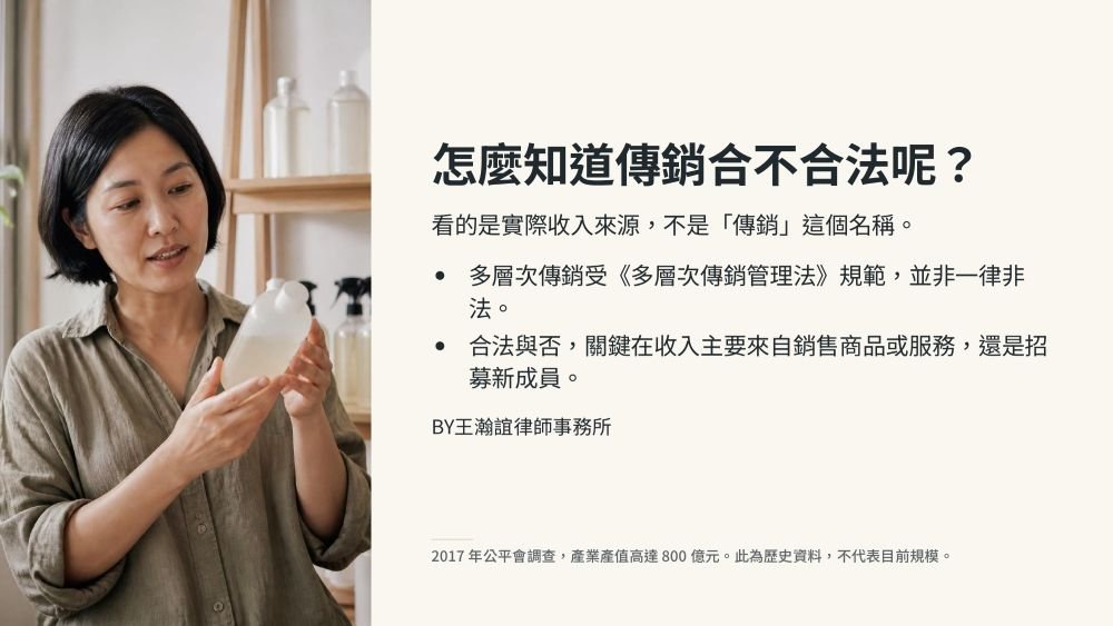 【📌溫故知新：怎麼知道傳銷合不合法呢？】